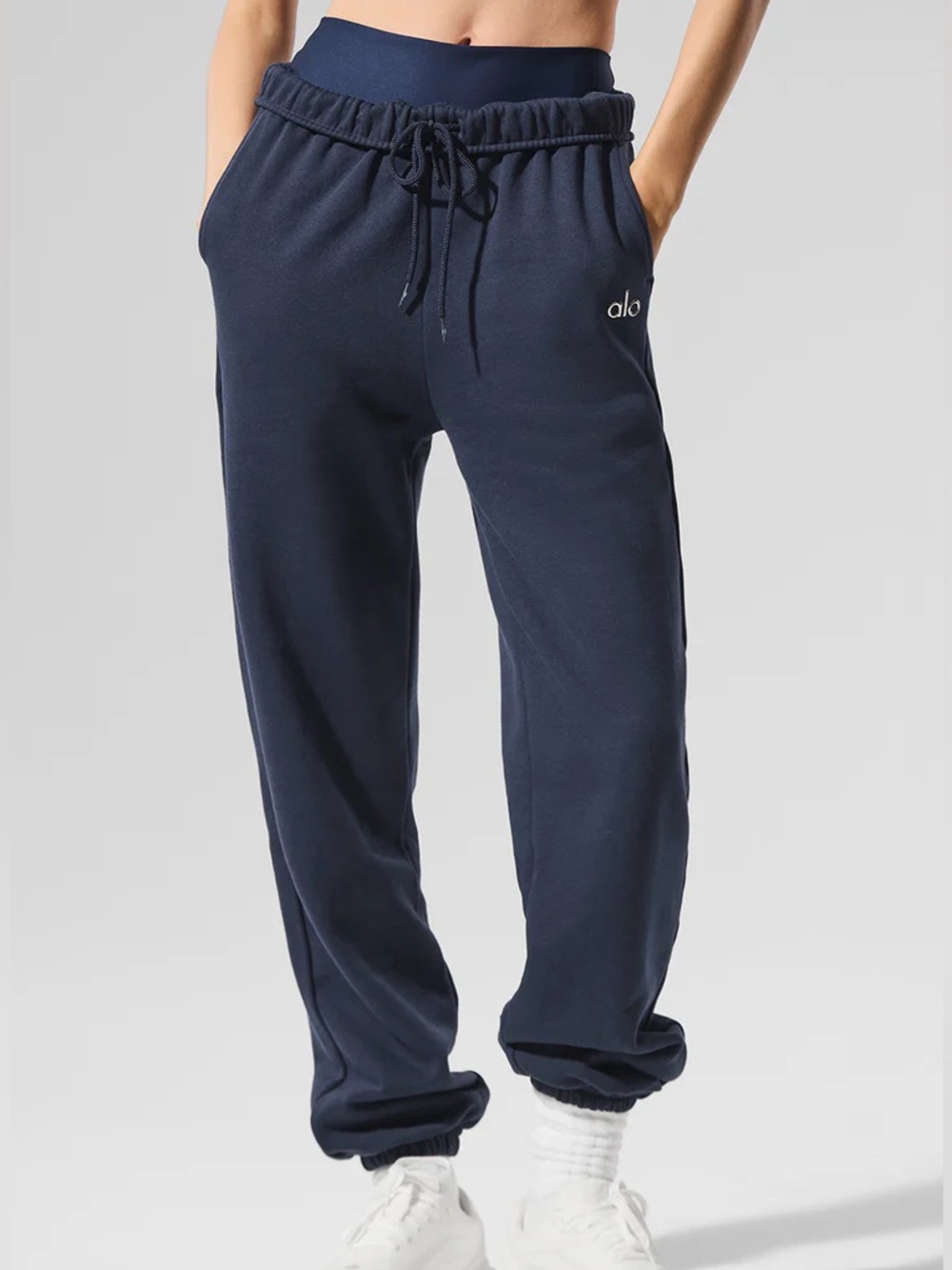 Alo Yoga Navy Blue Accolade Womens Pants Joggers M